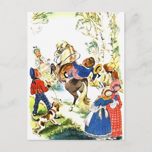 afbeelding van de Horseback-rider Briefkaart (Voorkant)