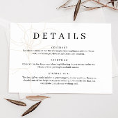 Afbeelding van de kaart met handgetekende bloemen