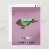 Afbeelding van de kaartreisposter Honduras Briefkaart (Voorkant / Achterkant)