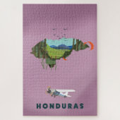 Afbeelding van de kaartreisposter Honduras Legpuzzel (Verticaal)
