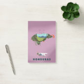 Afbeelding van de kaartreisposter Honduras Post-it® Notes (Kantoor)