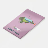 Afbeelding van de kaartreisposter Honduras Post-it® Notes (Schuin)