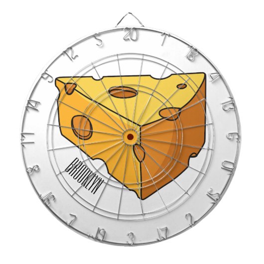 Afbeelding van de kaascartoon dartbord (Voorkant)