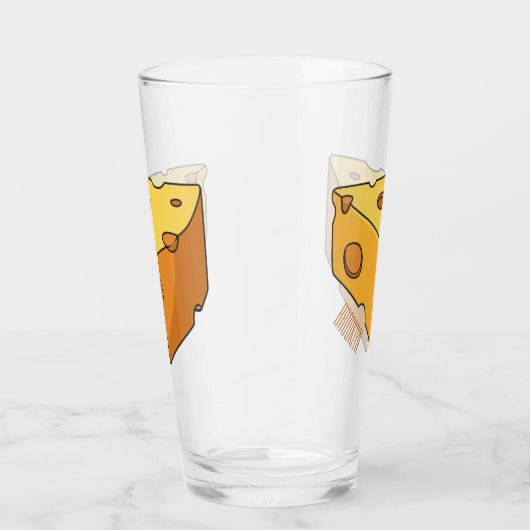 Afbeelding van de kaascartoon glas (Rechts)