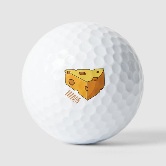Afbeelding van de kaascartoon golfballen (Voorkant)