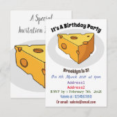 Afbeelding van de kaascartoon kaart (Voorkant / Achterkant)