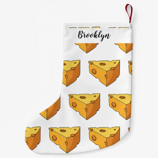 Afbeelding van de kaascartoon kleine kerstsok (Achterkant)