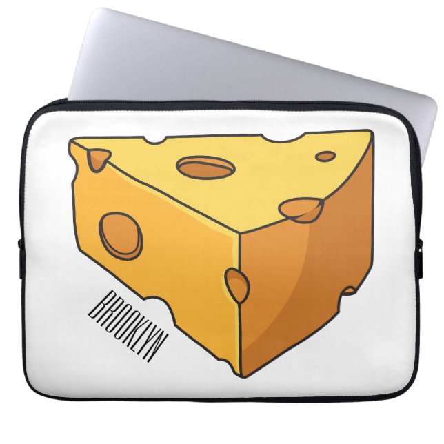 Afbeelding van de kaascartoon laptop sleeve (Voorkant)