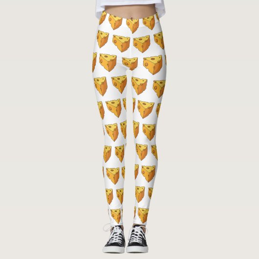 Afbeelding van de kaascartoon leggings (Voorkant)