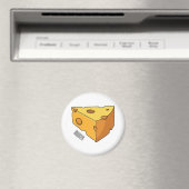 Afbeelding van de kaascartoon magneet (Insitu (Vaatwasser))