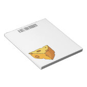 Afbeelding van de kaascartoon notitieblok (Schuin)