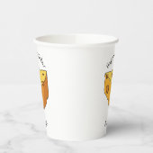 Afbeelding van de kaascartoon papieren bekers (Links)