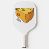 Afbeelding van de kaascartoon pickleball paddle (Achterkant)