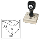 Afbeelding van de kaascartoon rubberstempel (Gestempeld)