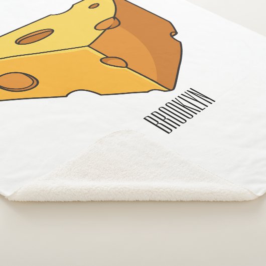 Afbeelding van de kaascartoon sherpa deken (3/4)