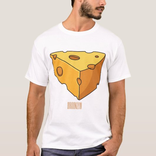 Afbeelding van de kaascartoon t-shirt (Voorkant)