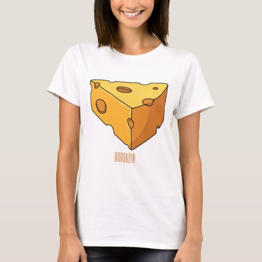 Afbeelding van de kaascartoon t-shirt (Voorkant)