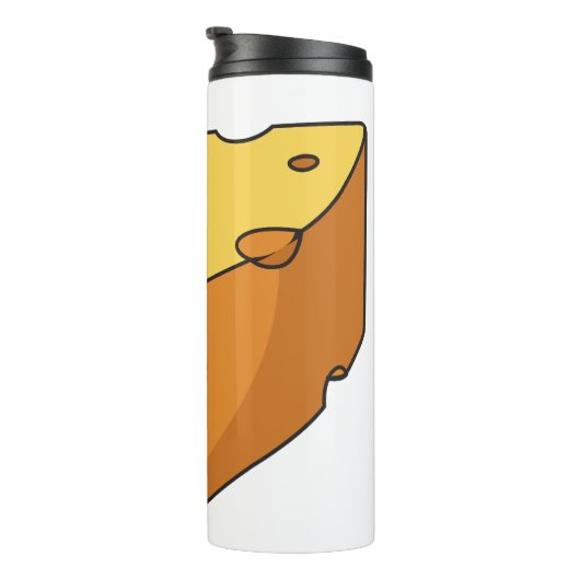 Afbeelding van de kaascartoon thermosbeker (Geroteerd rechts)