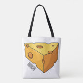 Afbeelding van de kaascartoon tote bag (Achterkant)