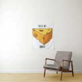 Afbeelding van de kaascartoon wandkleed (In situ)