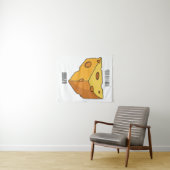 Afbeelding van de kaascartoon wandkleed (In Situ (horizontaal))