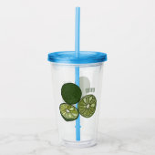 Afbeelding van de Kaffir-limoen Acryl Drinkbeker (Voorkant)