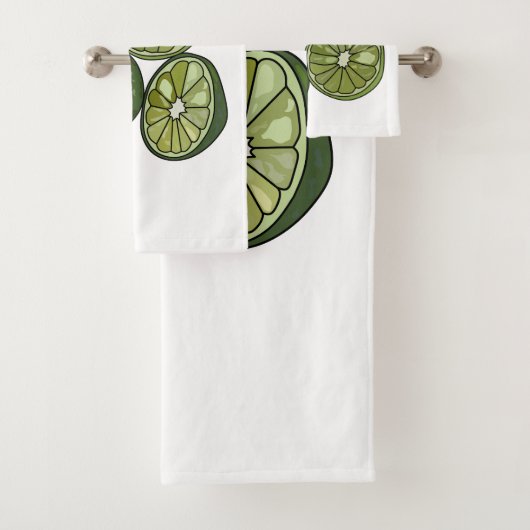 Afbeelding van de Kaffir-limoen Bad Handdoek (Insitu)
