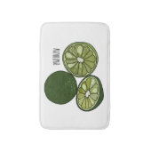 Afbeelding van de Kaffir-limoen Badmat (Voorkant Verticaal)