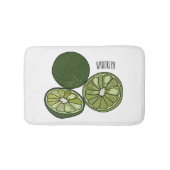 Afbeelding van de Kaffir-limoen Badmat (Voorkant)