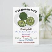 Afbeelding van de Kaffir-limoen Kaart (Staand voorkant)