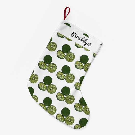 Afbeelding van de Kaffir-limoen Kleine Kerstsok (Voorkant (Hangend))