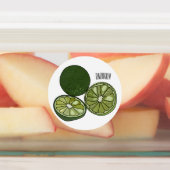 Afbeelding van de Kaffir-limoen Labels (Aangebracht)