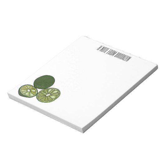 Afbeelding van de Kaffir-limoen Notitieblok (Linkerzijde)