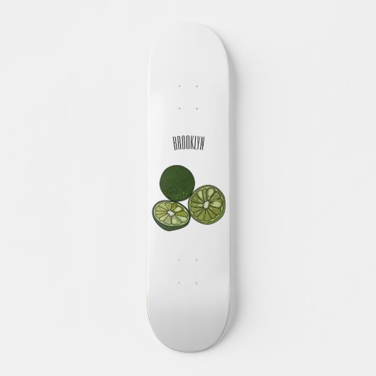 Afbeelding van de Kaffir-limoen Persoonlijk Skateboard (Voorkant)