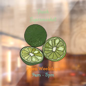 Afbeelding van de Kaffir-limoen Raamsticker (Vel 2)