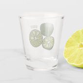 Afbeelding van de Kaffir-limoen Shot Glas (Achterkant)