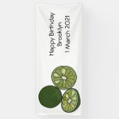 Afbeelding van de Kaffir-limoen Spandoek (Verticaal)