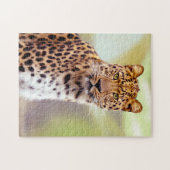 Afbeelding van de Leopard-foto Legpuzzel (Horizontaal)