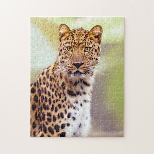 Afbeelding van de Leopard-foto Legpuzzel (Verticaal)