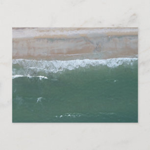 Afbeelding van de lucht Groene Oceaan Water & Zand Briefkaart