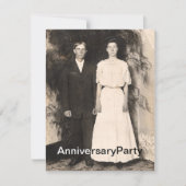 Afbeelding van de man en vrouw Jubileum Kaart (Voorkant)