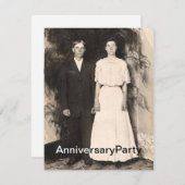  Afbeelding van de man en vrouw Jubileum Kaart (Voorkant / Achterkant)