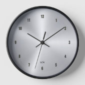 Afbeelding van de metalen zilverachtergrond (Voorkant)