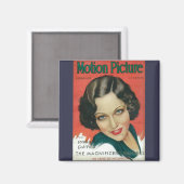 Afbeelding van de motie februari 1931 Gloria Swans Magneet (Voorkant / Achterkant)