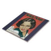 Afbeelding van de motie februari 1931 Gloria Swans Tegeltje (Zijkant)