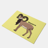 Afbeelding van de Mouflon-geit Deurmat (Schuin)