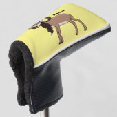 Afbeelding van de Mouflon-geit Golfheadcover (3/4 voorkant)