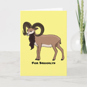 Afbeelding van de Mouflon-geit Kaart