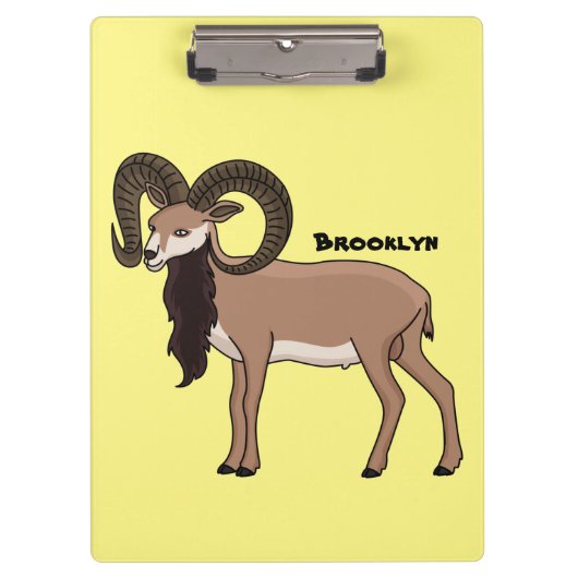 Afbeelding van de Mouflon-geit Klembord (Voorkant)