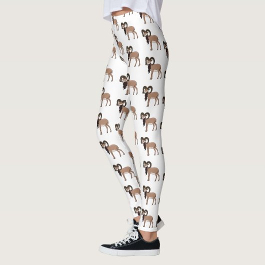 Afbeelding van de Mouflon-geit Leggings (Links)